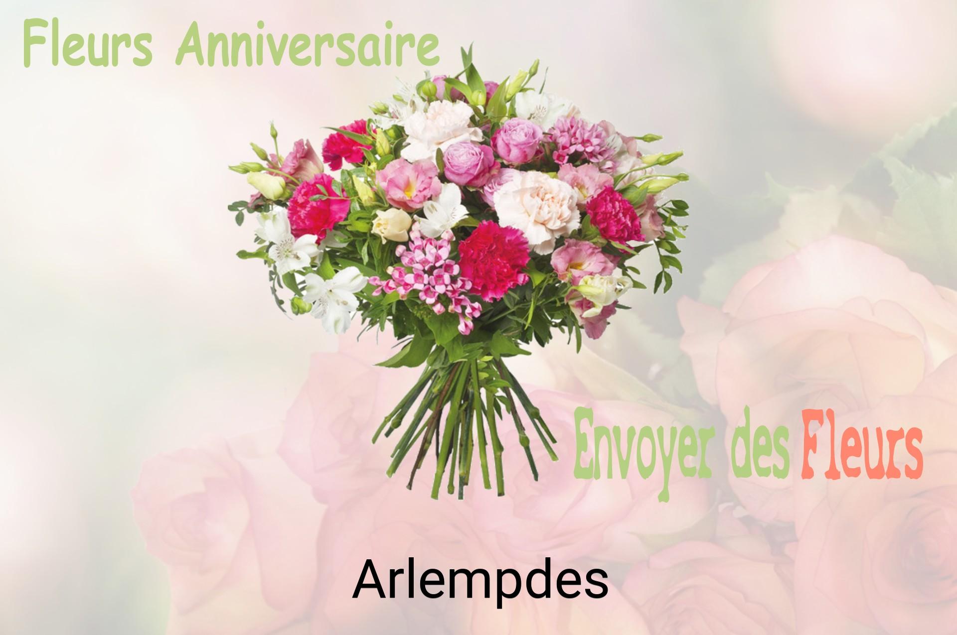 Bouquet de fleurs d’anniversaire livré à Arlempdes